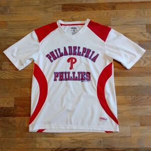 Stitches Philadelphia Phillies Short Sleeve Shirt Men's Medium